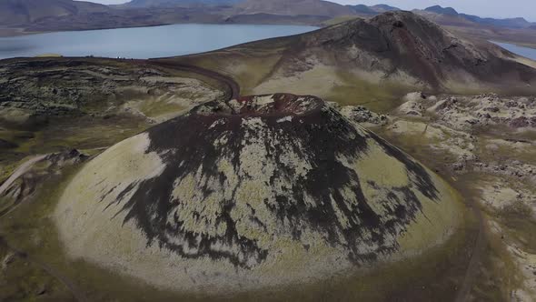 muzzle of an extinct volcano