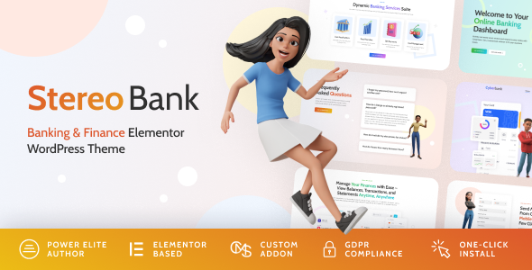 Stereo Bank - Business and Finance WordPress Theme
