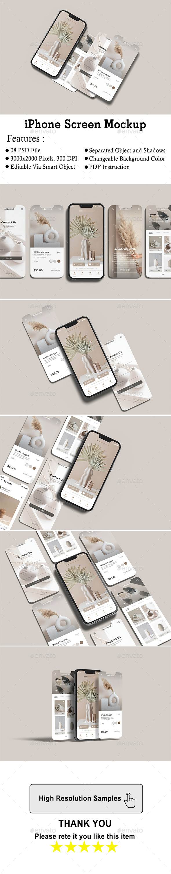 iPhone Screen Mockup