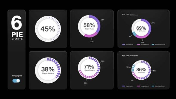 Infographic Pie Chart Animations