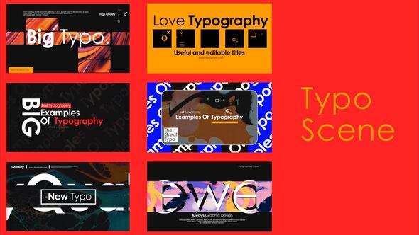 Typographic Scenes V3 alt