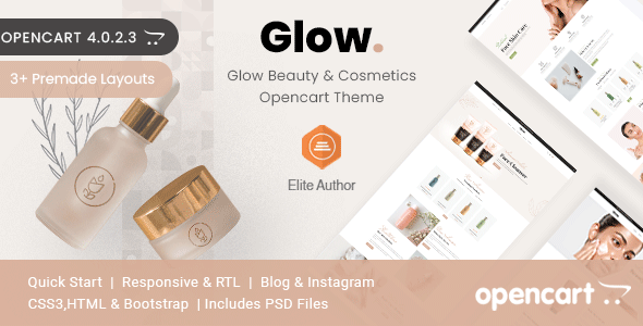 Glow - Beauty & Cosmetics4 Theme