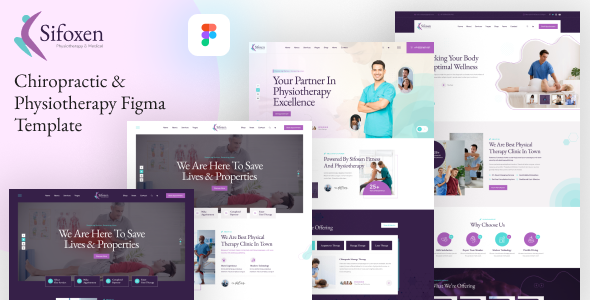 Sifoxen - Chiropractic & Physiotherapy Figma Template
