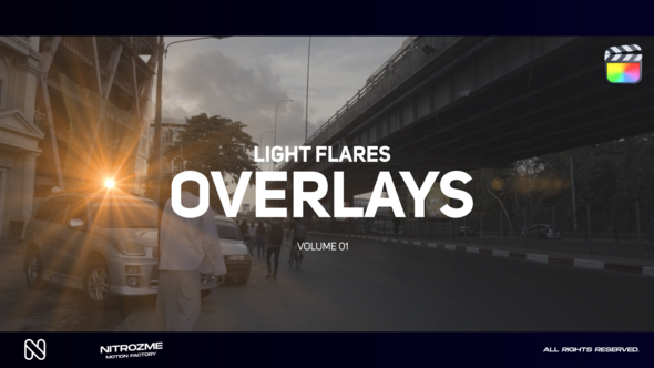 Light Flare Overlays Vol. 01 for Final Cut Pro X alt