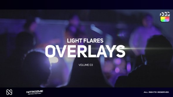 Light Flare Overlays Vol. 03 for Final Cut Pro X alt