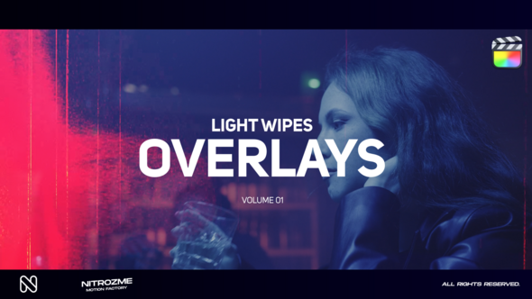 Light Wipes Overlays Vol. 01 for Final Cut Pro X alt