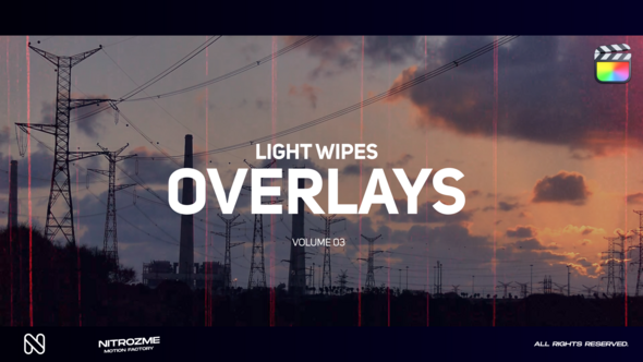 Light Wipes Overlays Vol. 03 for Final Cut Pro X alt