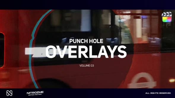 Punch Hole Overlays Vol. 03 for Final Cut Pro X alt