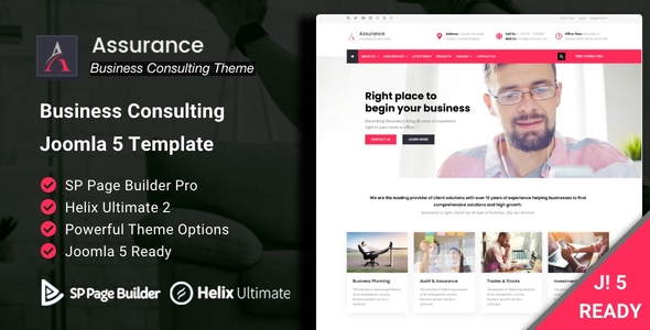 Assurance - Consulting Business Joomla 5 Template