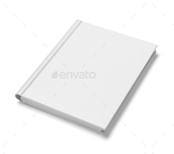 book paper education page literature notebook textbook background blank white mock up template