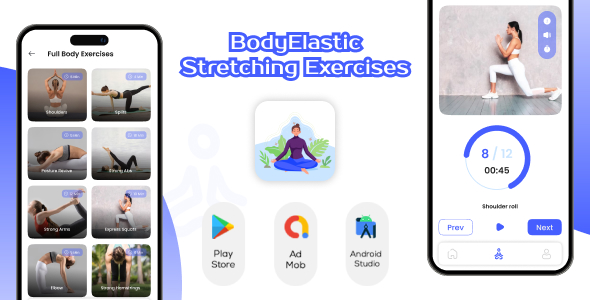 Body Elastic Stretching Exercises - Home Workouts - Fitness - Healt care - Yoga And weight loss