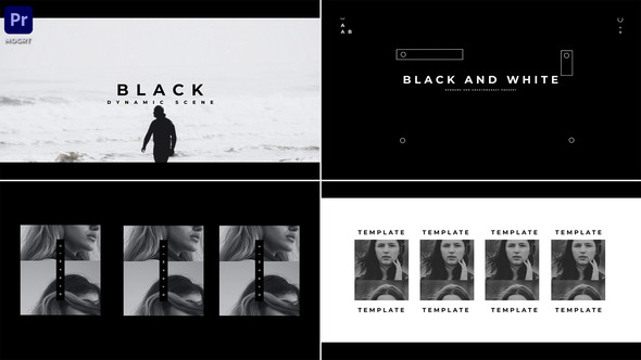 Black White Intro Show