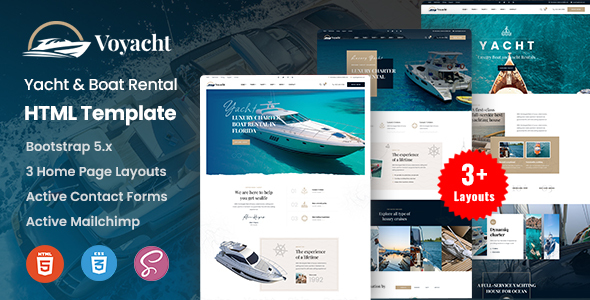 Voyacht - Yacht and Boat Rental HTML