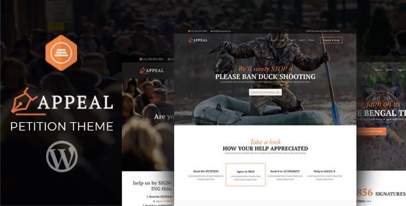 Appeal – Fully Functional Petition Theme