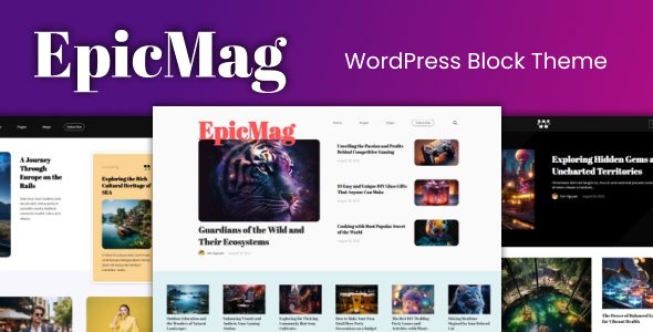 EpicMag – News Magazine WordPress Theme