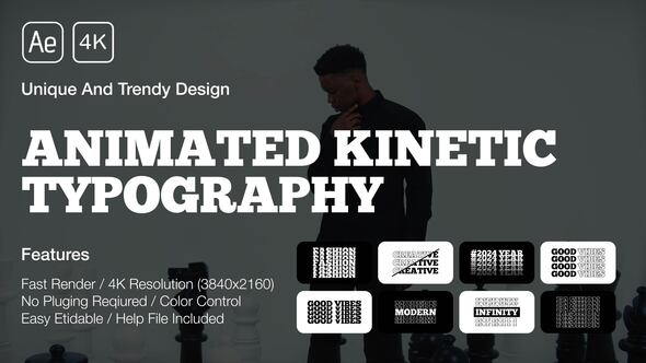 Kinetic Typography Titles | After Effects