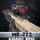 MR-772 Assault rifle with Hands - 3DOcean Item for Sale