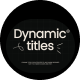 Dynamic Titles Intro - VideoHive Item for Sale