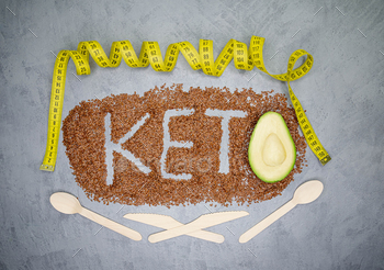 Ketogenic diet and healthy eating. Diet for the healthy body.
