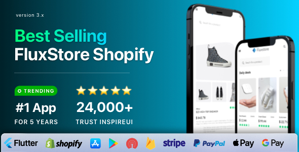 FluxStore Shopify - The Best Flutter E-commerce app