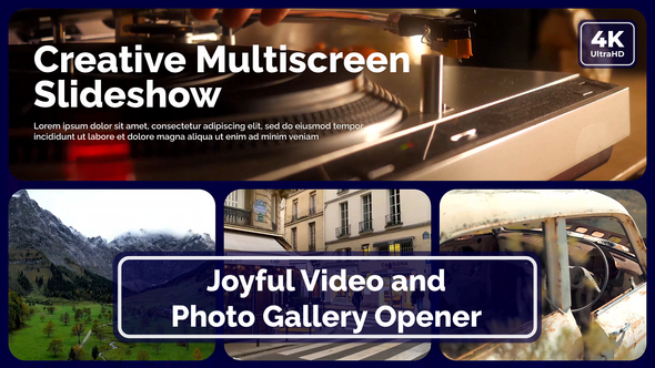 Multiscreen Slideshow || Enjoyable Video Photo Gallery Opener