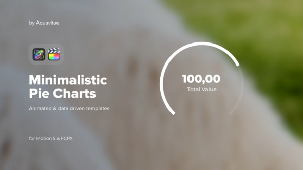 Minimalistic Pie Charts for FCPX & Motion