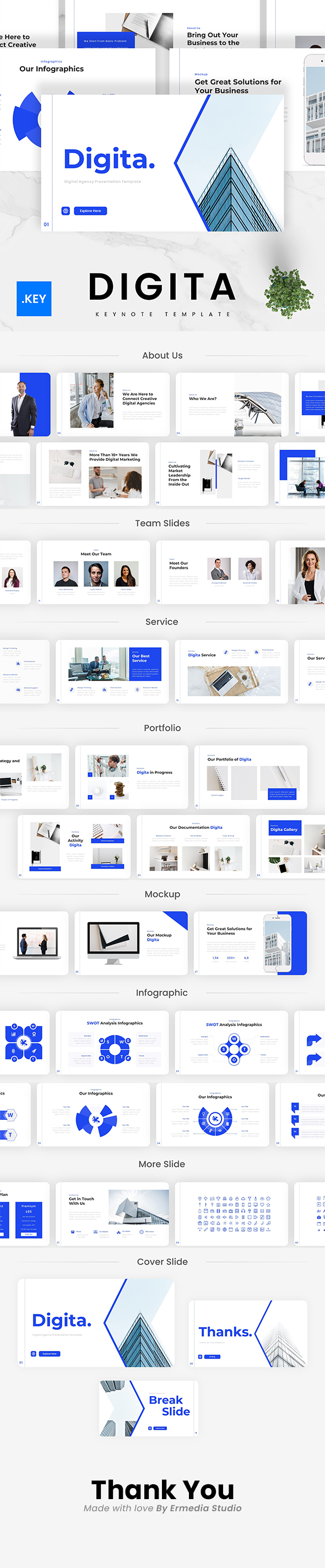 Digita – Digital Agency Keynote Template