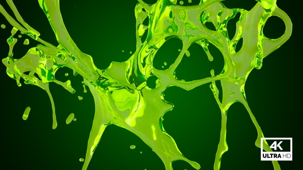 Green Water Explosion Splash alt