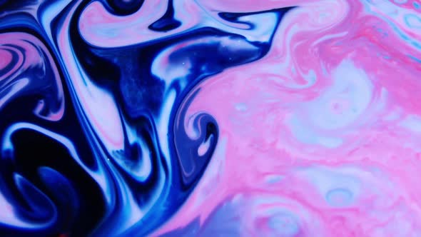 Organic Swirl And Paint Explosion