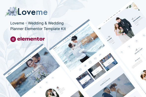 Loveme – Wedding & Wedding Planner Elementor Template Kit