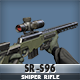 SR-S96P Sniper rifle With Hands - 3DOcean Item for Sale