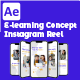 E-learning Concept Instagram Reel - VideoHive Item for Sale