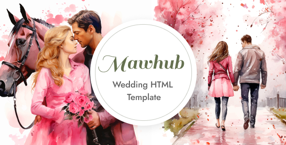 Mawhub - Wedding Invitation HTML5 Template