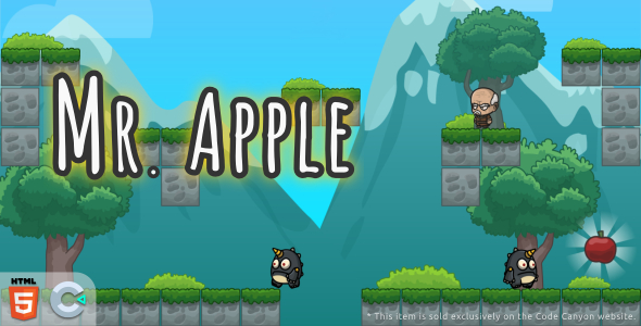 Mr. Apple - HTML5 Platform game