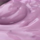 Berry yogurt with spoon, blueberry yogurt close up - VideoHive Item for Sale