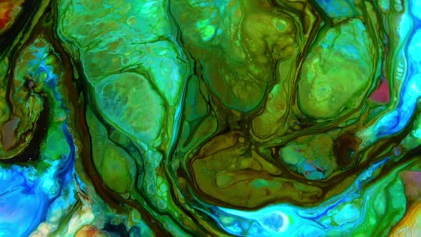 Abstract Colorful Invert Sacral Paint  Exploding Texture 209