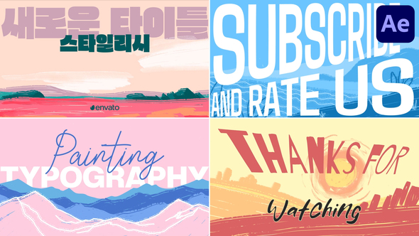 Painting Typography | After Effects alt