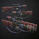 Stylized sniper rifle - 3DOcean Item for Sale