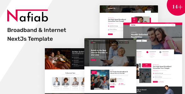 Nafiab – Broadband & Internet Next JS Template