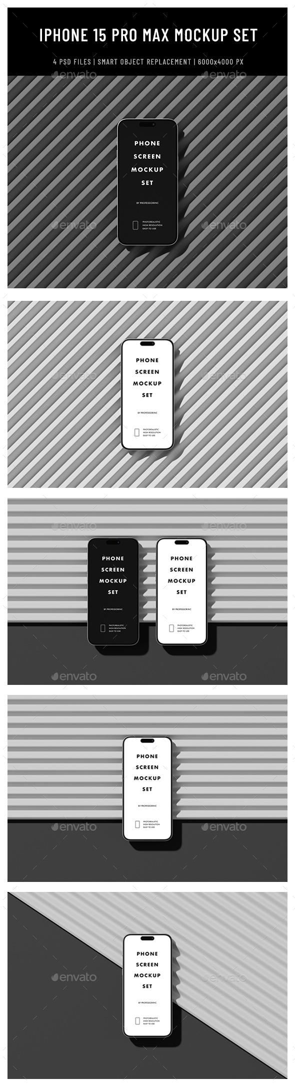 iPhone Mockup Set