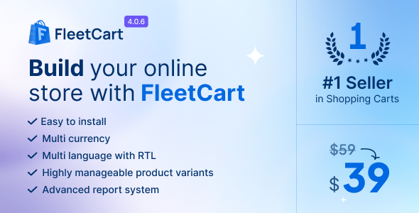 FleetCart - Laravel Ecommerce System
