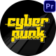 Cyberpunk Glitch Titles | MOGRT - VideoHive Item for Sale