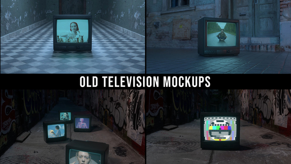 Old TV Mockups