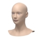 Natural Female Head 01 Base Mesh - 3DOcean Item for Sale
