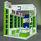 Booth Exhibition Stand a622b - 3DOcean Item for Sale