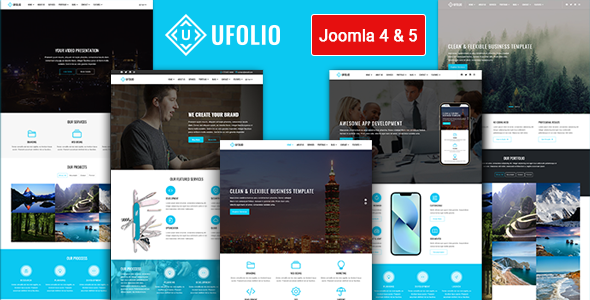 Ufolio - Multipurpose & Portfolio Joomla 4 & 5 Template