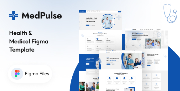 MedPulse - Health & Medical Figma Template