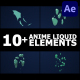 Anime Liquid Elements | After Effects - VideoHive Item for Sale