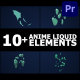 Anime Liquid Elements | Premiere Pro MOGRT - VideoHive Item for Sale