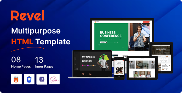 Business Multipurpose HTML5 Template - Revel